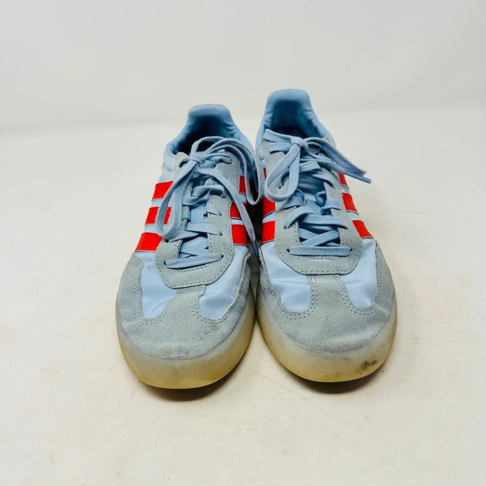 Adidas Gazelle Indoor Sneakers‎ Blue Red 7.5 Retro Sporty Athleisure Coastal